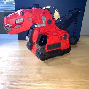 Dinotrux Reptool Control Ty Rux 13" Red RC Wrecking Ball with Sound No Remote.